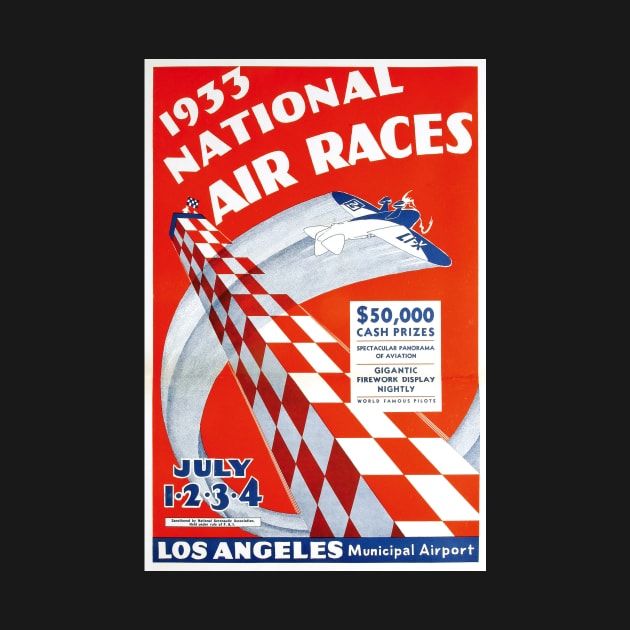 National Air Races, 1933. Vintage Poster by historyphoto