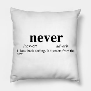Never Look Back - Dictionary - Edna Mode Pillow