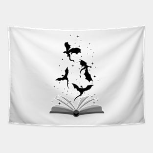 Book Dragons Tapestry