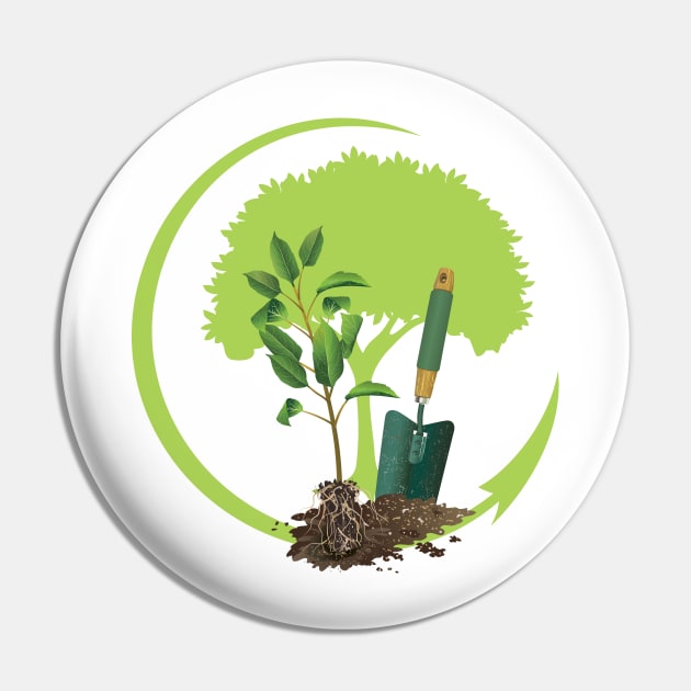 Plant a Tree Pin by SWON Design