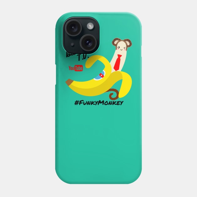 TBTV Funky Banana Monkey Phone Case by TBTV/Merch