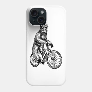 SEEMBO Sloth Cycling Bicycle Cyclist Bicycling Bike Biker Phone Case