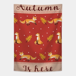 Autumn is here - Life of a Fox Tapestry