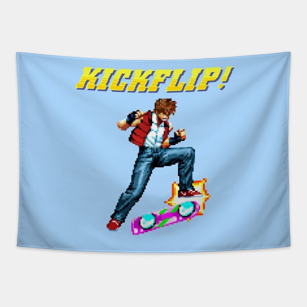 epic kickflip Tapestry by astronaut