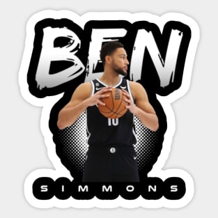 Ben Simmons Dunking Sticker for Sale by RatTrapTees