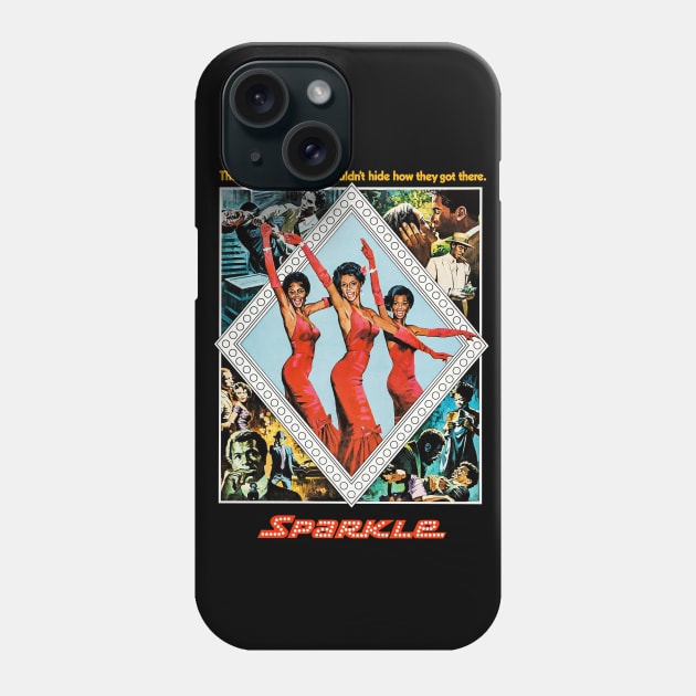 Sparkle Movie Poster (1976) Phone Case by MovieFunTime