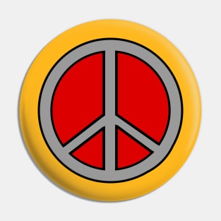 Peace on Mars Pin