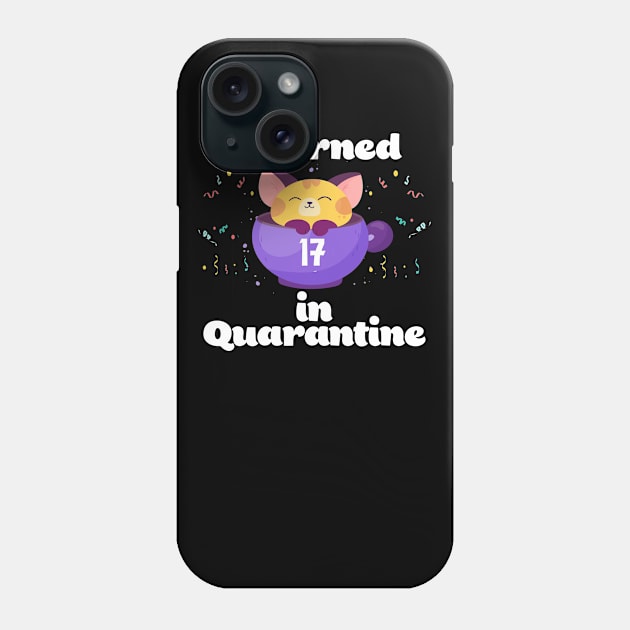 I Turned 17 In Quarantine Phone Case by Dinfvr