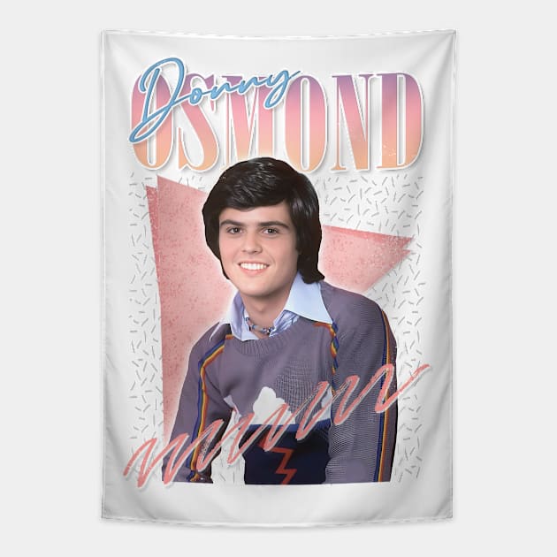 Donny Osmond - Retro 70s Aesthetic Fan Design Tapestry by DankFutura