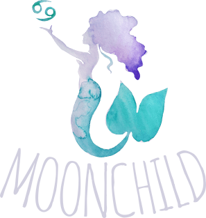 Moonchild cancer zodiac mermaid Magnet