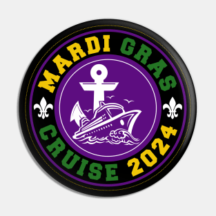 Mardi Gras Cruise 2024 Pin