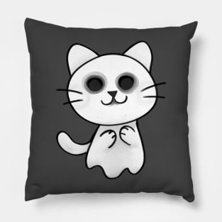 Ghost Cat Pillow