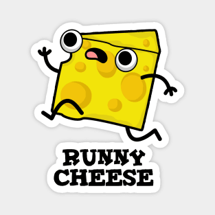 Runny Cheese Funny Food Pun Magnet