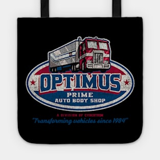 Optimus Prime Auto Body Shop Worn Tote