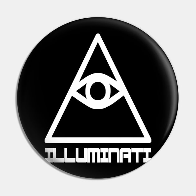 Illuminati Eye of Providence - All Seeing Eye Pin by DazzlingApparel