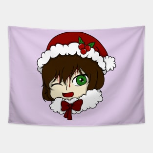 sally christmas chibi Tapestry