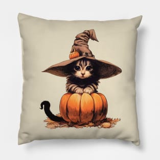 Halloween Kitty Pillow