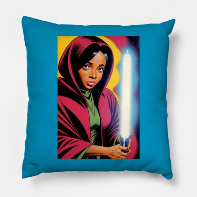 THE SQUAD-AYANNA PRESSLEY 3 Pillow by truthtopower