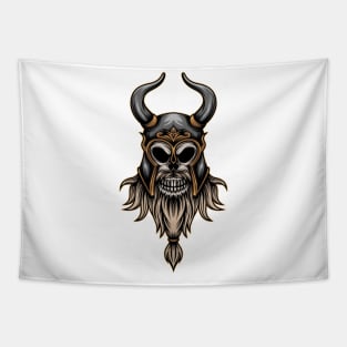 Warrior skull viking Tapestry