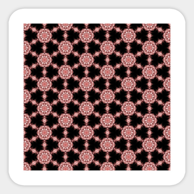Abstract Geometric Flower Pattern Geometrical Design Sticker