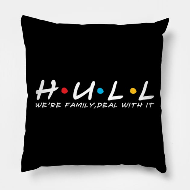 The Hull Family Hull Surname Hull Last name Pillow by TeeLogic