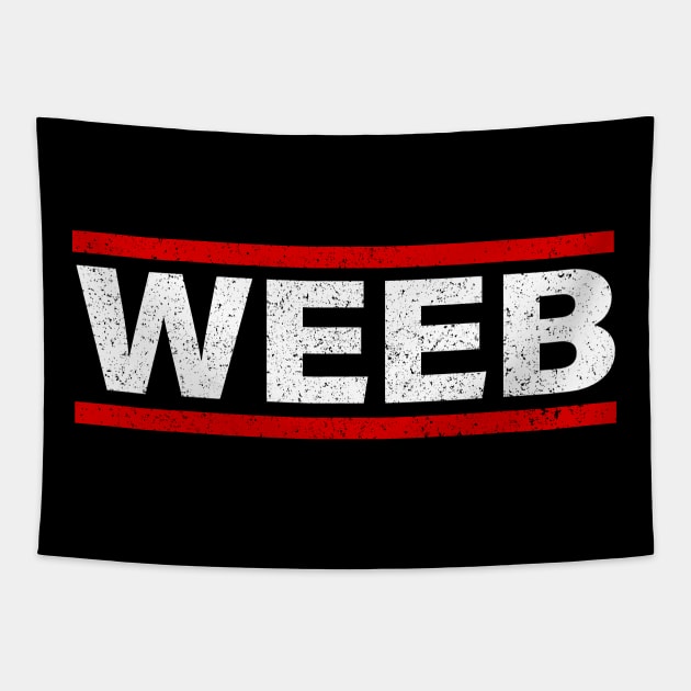Weeb Stuff Weeaboo Trash Anime Merch Gift Tapestry by Alex21