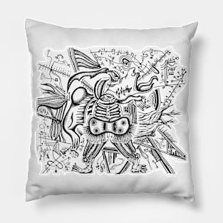 Bellowing Mood Beast Pillow