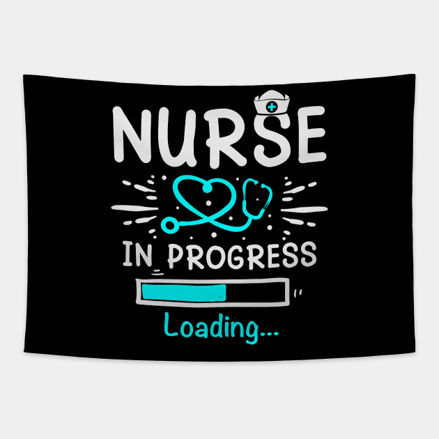 Nurse In Progress Loading Training Student Tapestry by ARTBYHM