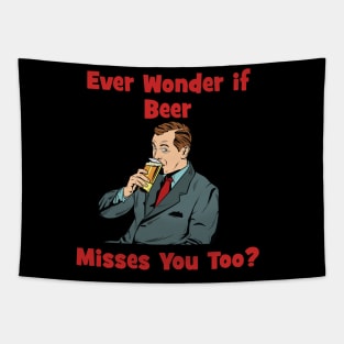 "Missing Brew: A T-shirt for the Curious Drinker" Tapestry