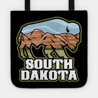 South Dakota Badlands Buffalo Tote