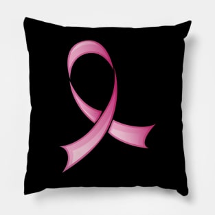 Abstract pink ribbon Pillow