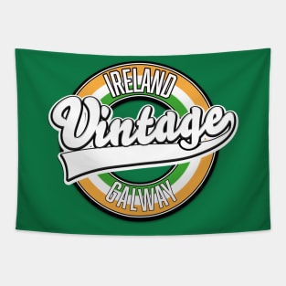 ireland Galway vintage logo Tapestry