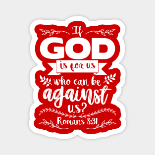 Romans 8:31 Magnet