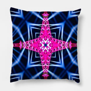 Beautiful night view pattern of Eiffel Tower. Pillow