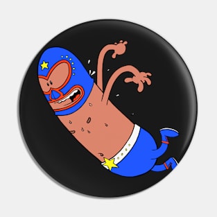 Lucha-wiener Pin