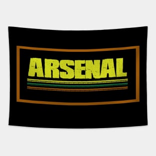 Retro Stripe Arsenal T-Shirt Tapestry