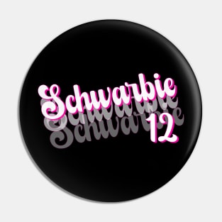 Schwarbie 12 pink gift Pin