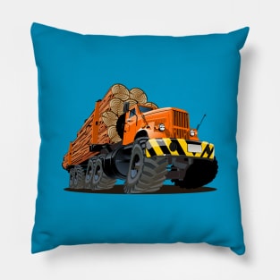 Cartoon truck Pillow