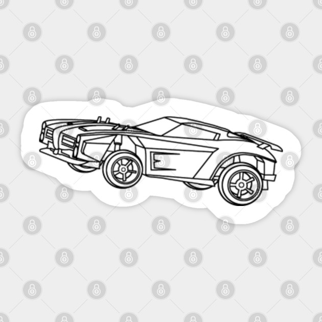 Rocket League Dominus Black Rocket League Dominus Sticker