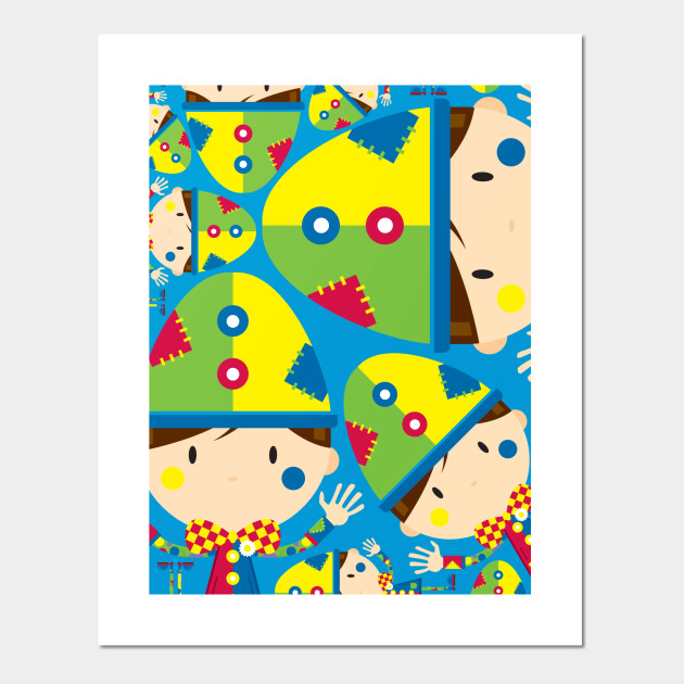 Cute Cartoon Circus Clown Cartoon Clown Pattern Cartel E