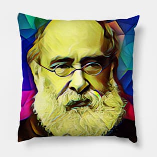 Anthony Trollope Colourful Portrait | Anthony Trollope Artwork 7 Pillow