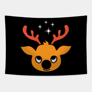 santa deer Tapestry