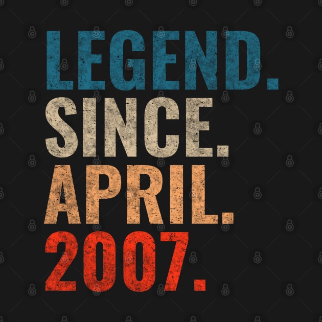 Legend since April 2007 Retro 2007 by TeeLogic