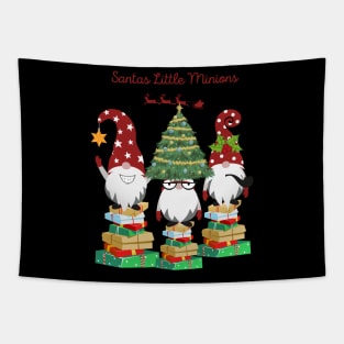 Santas Christmas Elves Tapestry