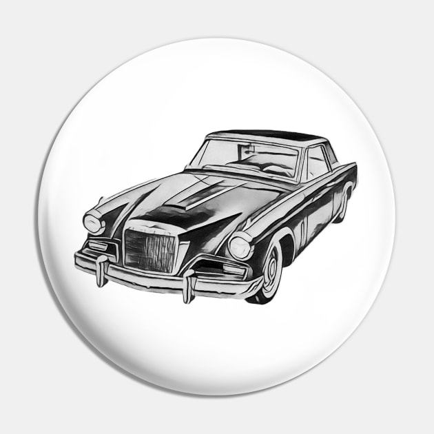 Studebaker GT Hawk Pin by CarTeeExclusives