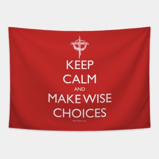 Make Wise Choices Tapestry