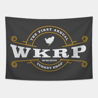 WKRP Turkey Drop Tapestry
