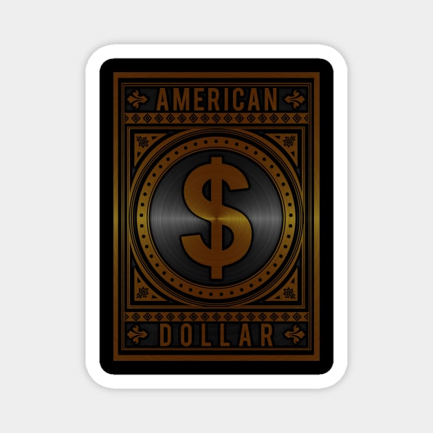 American Dollar Magnet by Durro