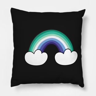 Gay pride flag Pillow
