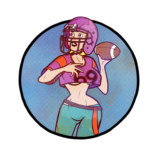 Quarterback Betty by Baddest Shirt Co.